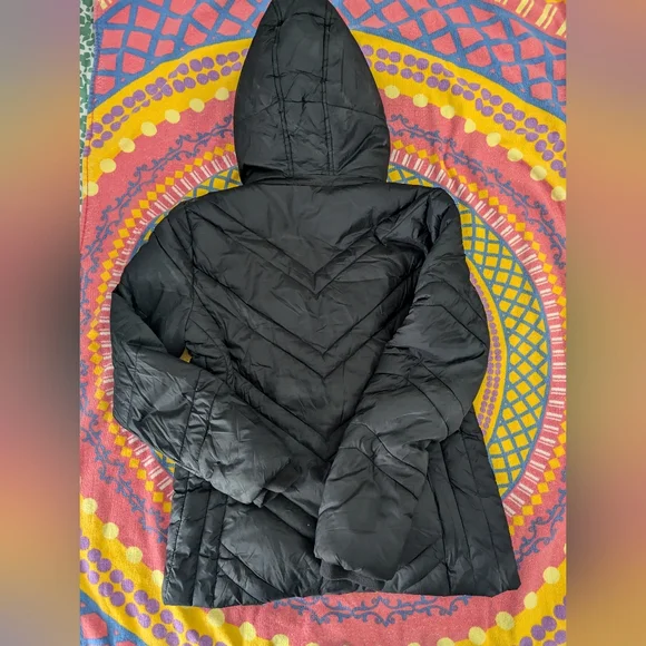 Xersion Black Puffer Jacket Quilted Insulated M - Picture 4 of 4